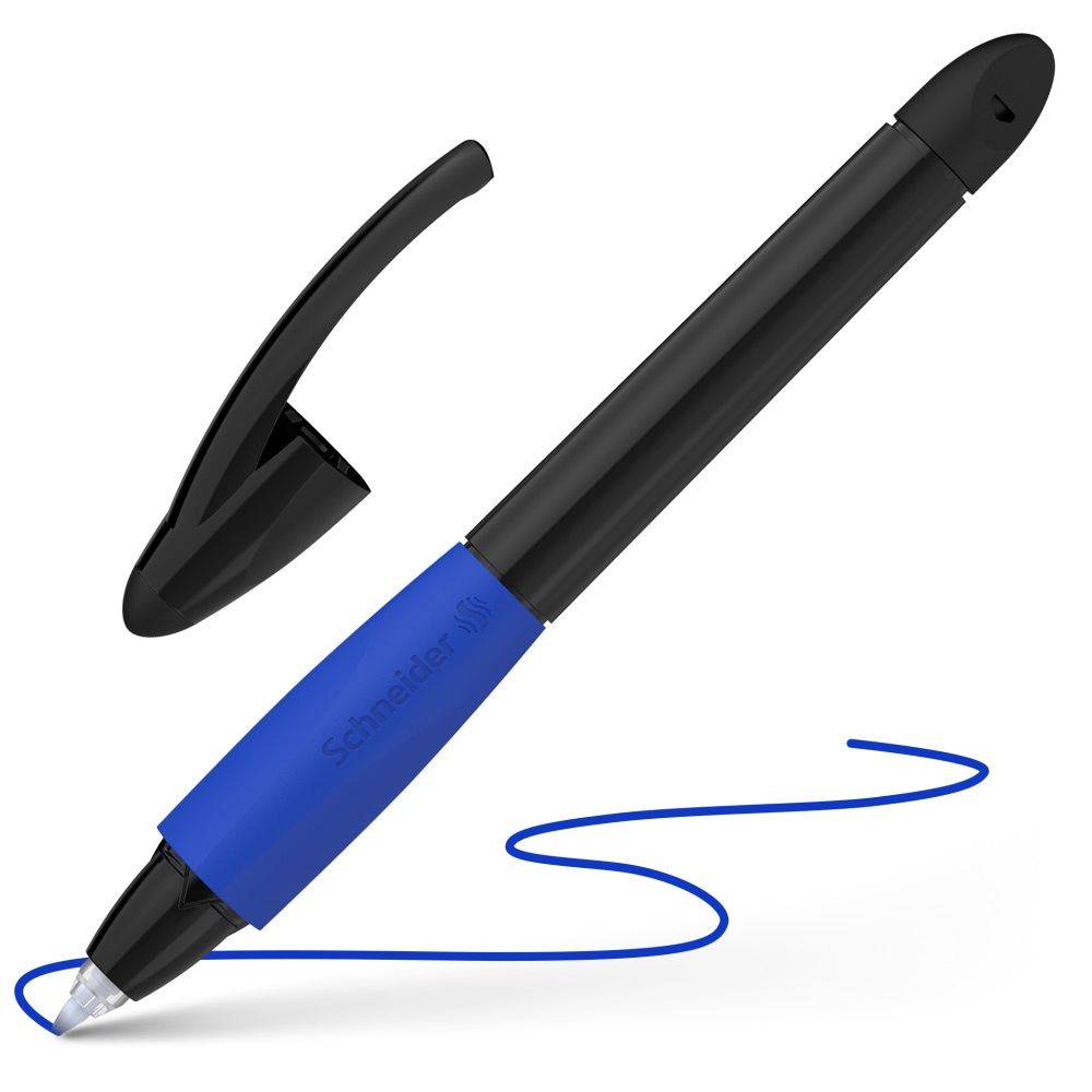 Roller bombičkový Schneider Base Ball black-blue - modrá náplň