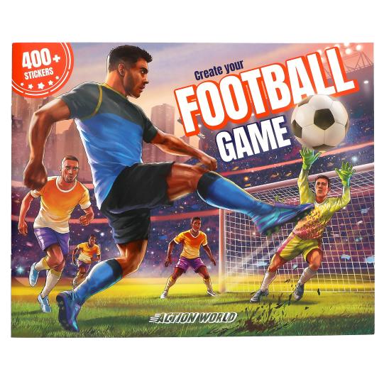 Kreatívny zošit so samolepkami - Futbal