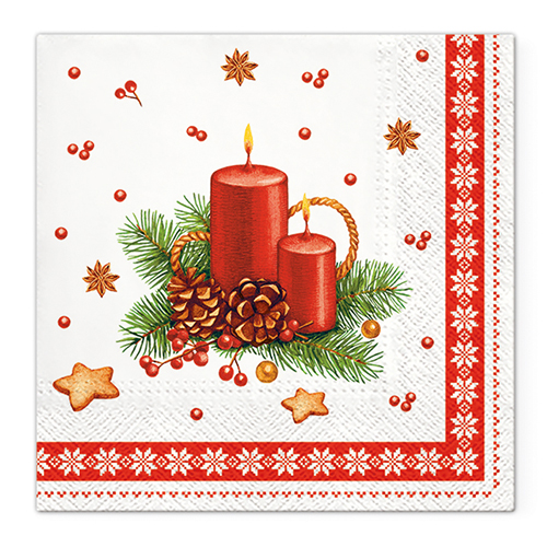 Obrúsky TaT 33x33cm Candle with Frame