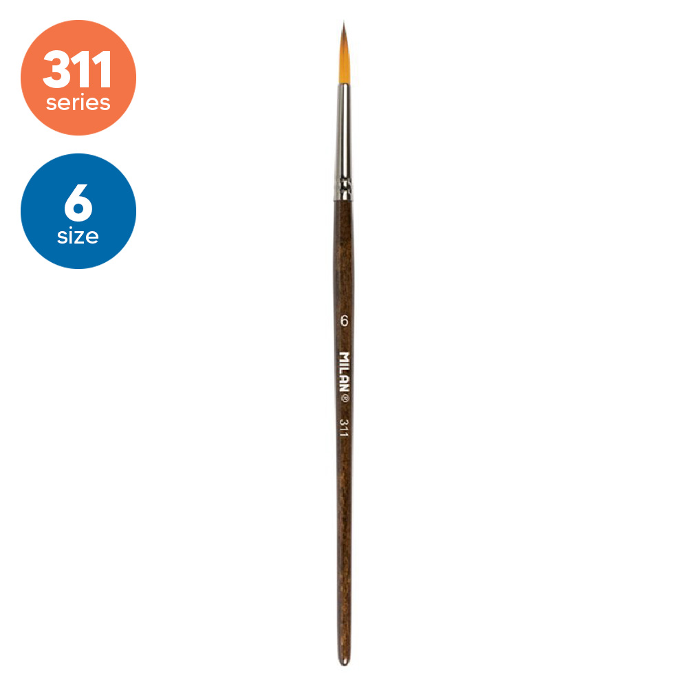 Štetec guľatý MILAN č. 6 - 311