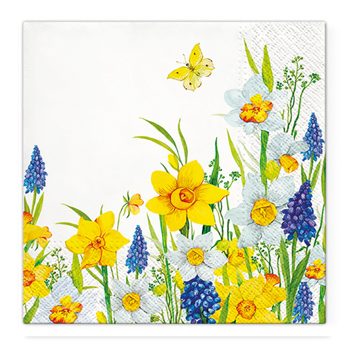 Obrúsky TaT 33x33cm Spring Daffodills