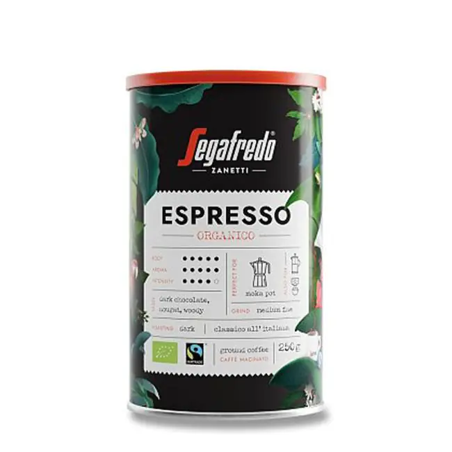 Káva Segafredo Espresso Organico mletá 250g