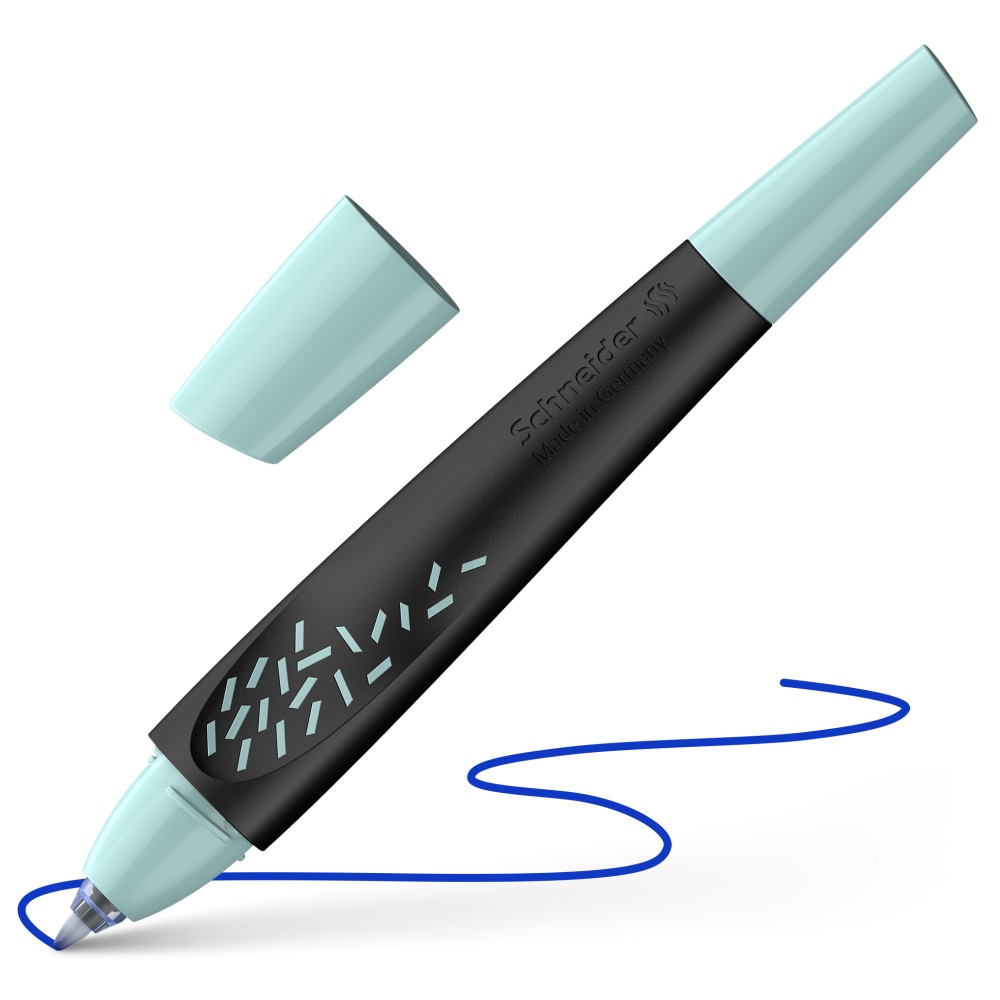 Roller bombičkový Schneider Breeze Black-mint - modrá náplň