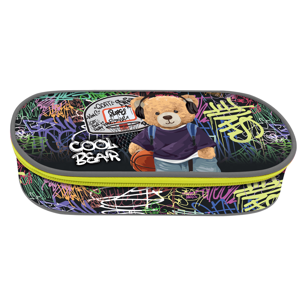 Puzdro na perá JUNIOR S8 Cool Bear - medveď