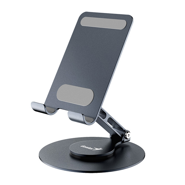 Stojan Genius G-Stand M100, čierny, hliník/silikón, pre mobilné telefóny a tablety