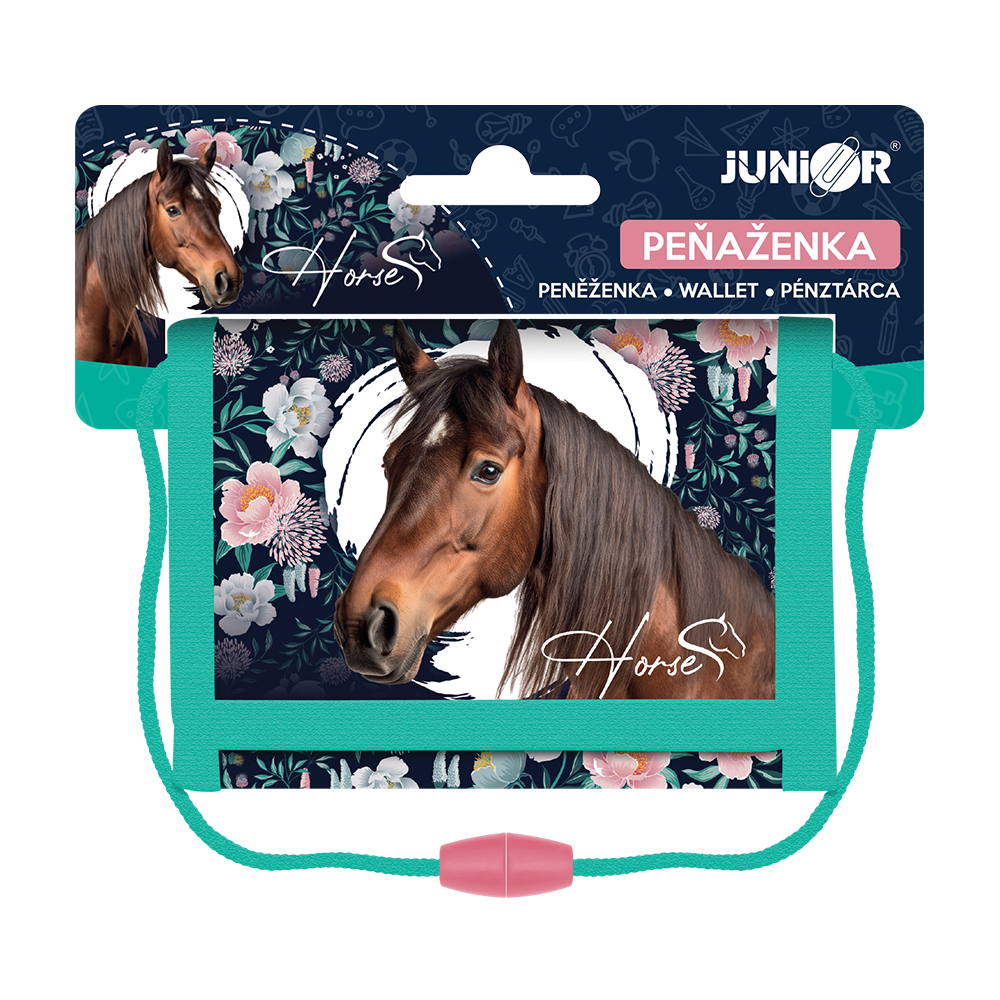 Detská textilná peňaženka JUNIOR S8 Horse - kôň