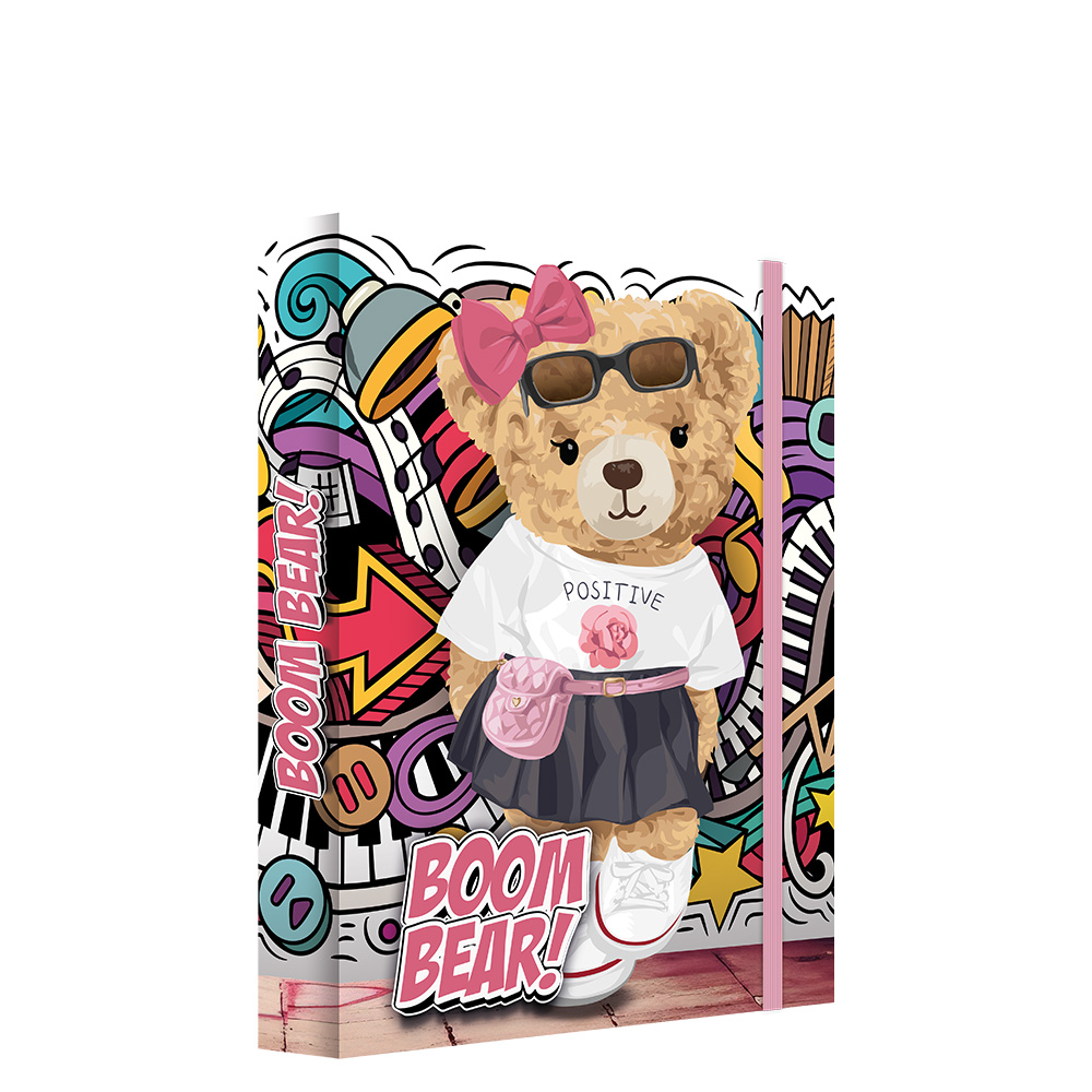 Box na zošity A5 Jumbo MAX JUNIOR S9 - Boom Bear - medveď