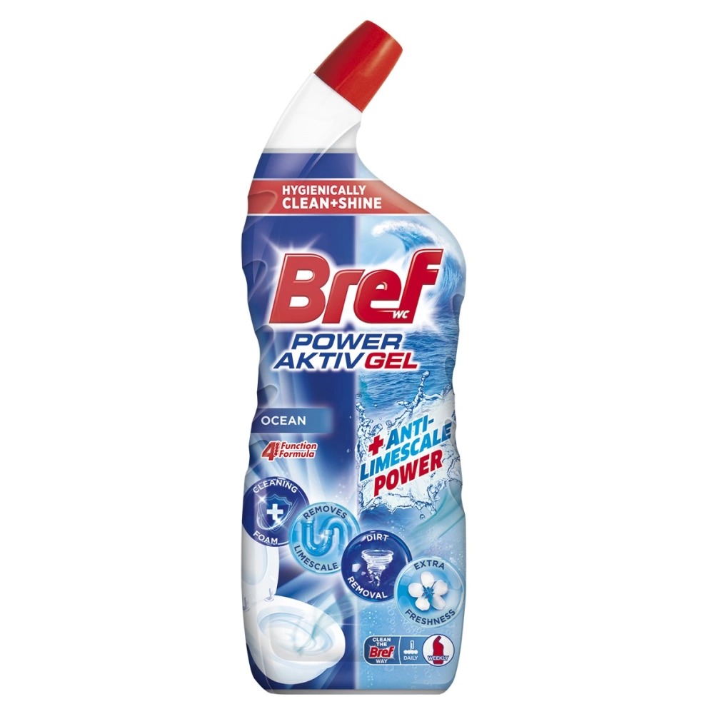 Bref WC Gel 700ml Power Aktiv - Ocean