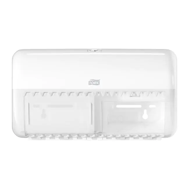 Zásobník na toaletný papier v kotúči Tork, biely T4