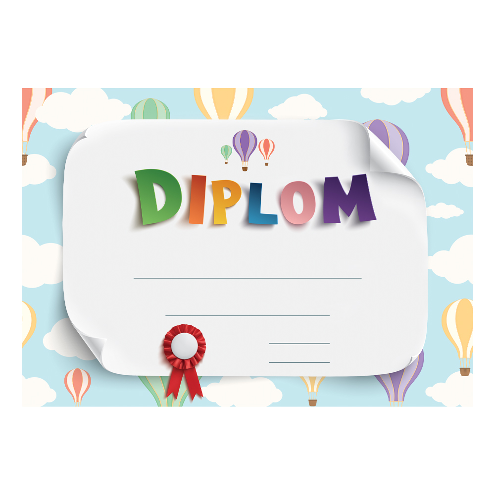 Diplom A4 - detský