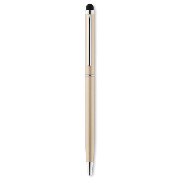 Glôčkové pero a stylus (modrá náplň) , Champagne