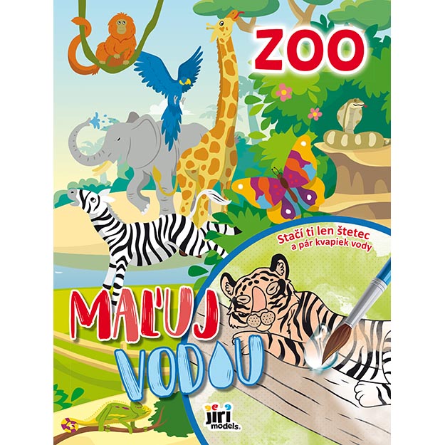Maľuj vodou JM A4 Zoo