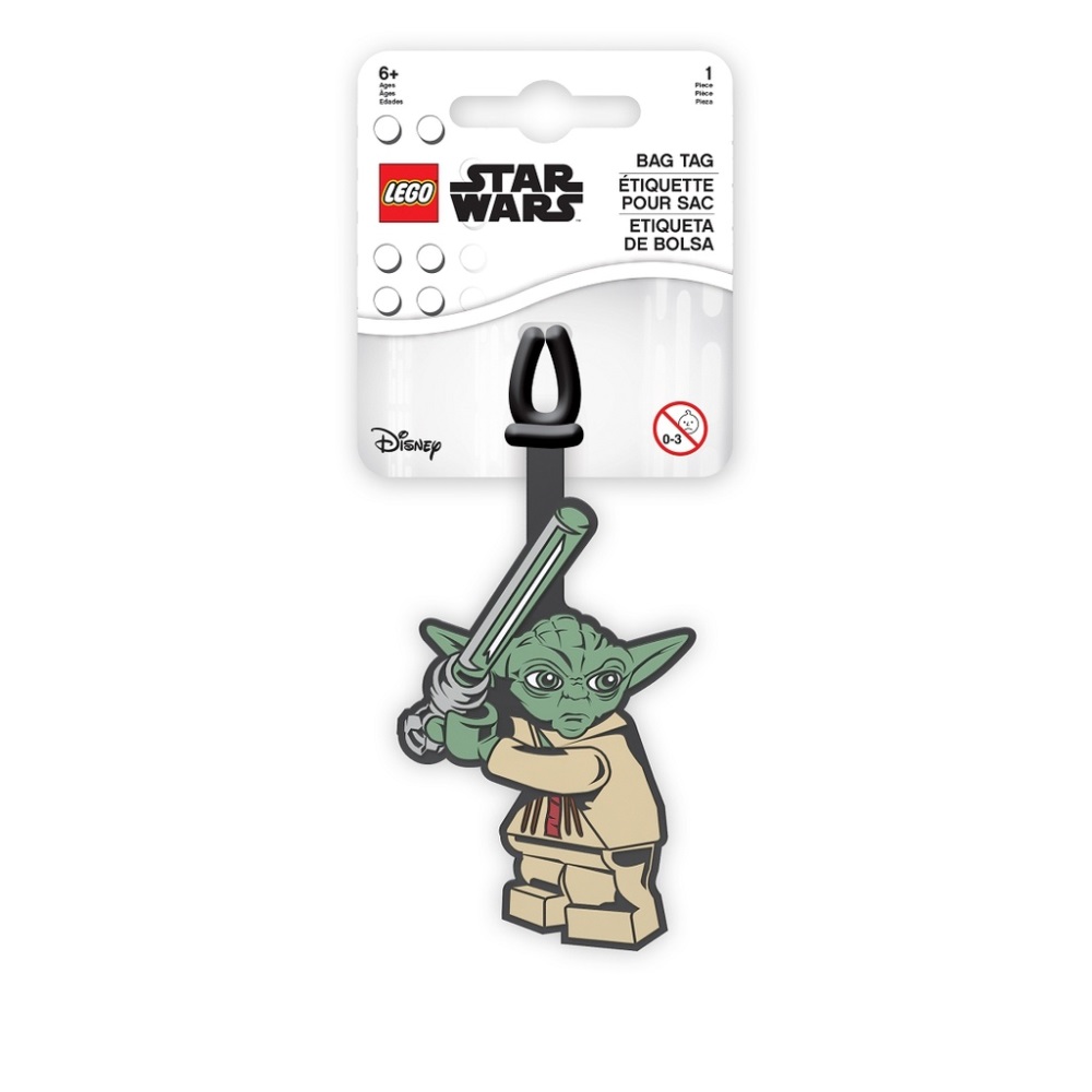 LEGO Star Wars menovka na kufor - Yoda