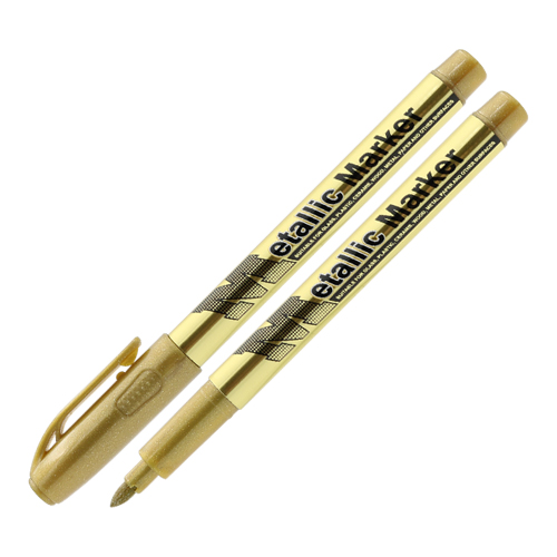Popisovač M&G Metallic Marker, zlatý