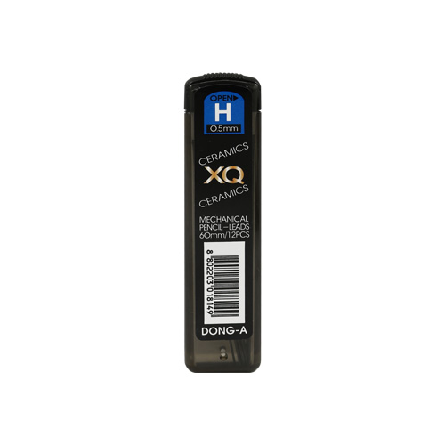 Grafitové tuhy DONG-A H/0,5 mm, 12 ks