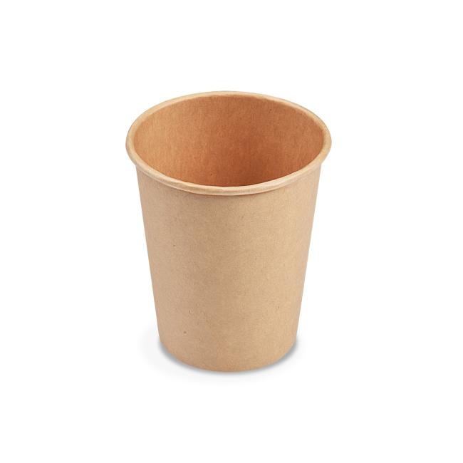 Papierové poháre kraft Ø80mm 280 ml M 0,2L (50 ks)