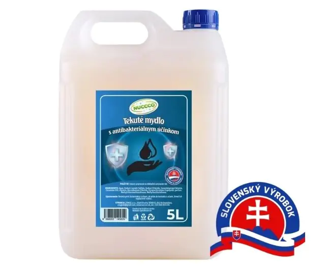 Antibakteriálne tekuté mydlo 5L NUCCCO