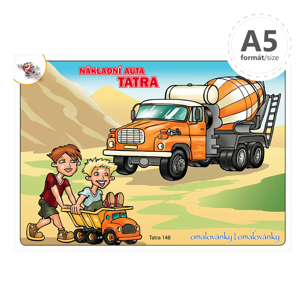 Omaľovanka A5 Tatra nákladná