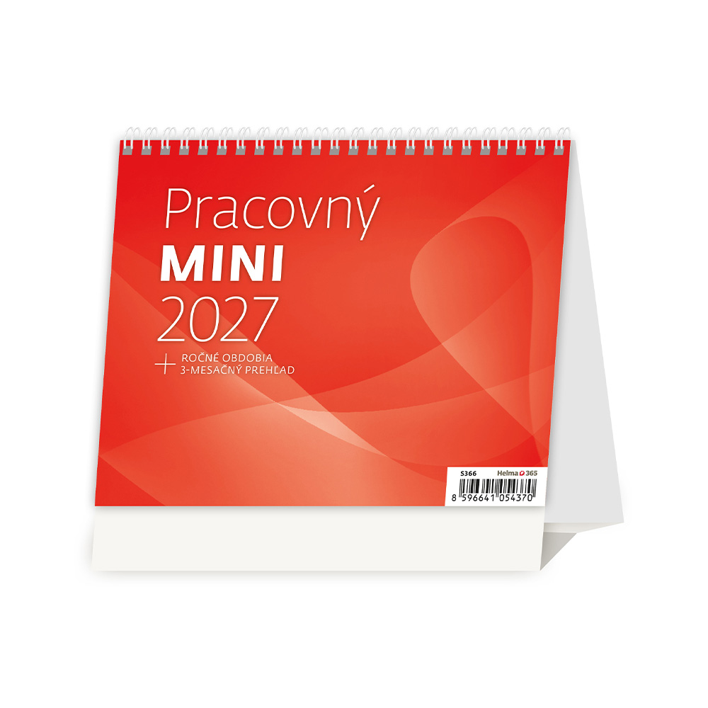 Stolový kalendár 2027 Pracovný MINI