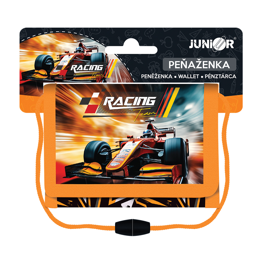 Detská textilná peňaženka JUNIOR S8 - Racing Team
