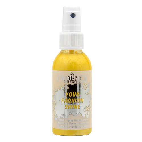 Perleťový sprej CADENCE na tm.tex.,zlato žltá100ml
