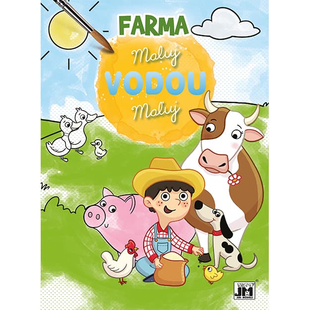 Omaľovanky - Maľuj vodou JM A4 - Farma