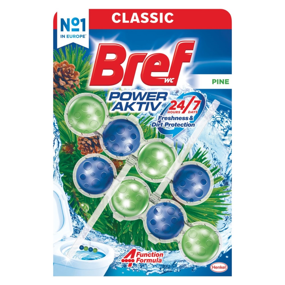 Bref Power Aktiv Pine WC blok 2x50g
