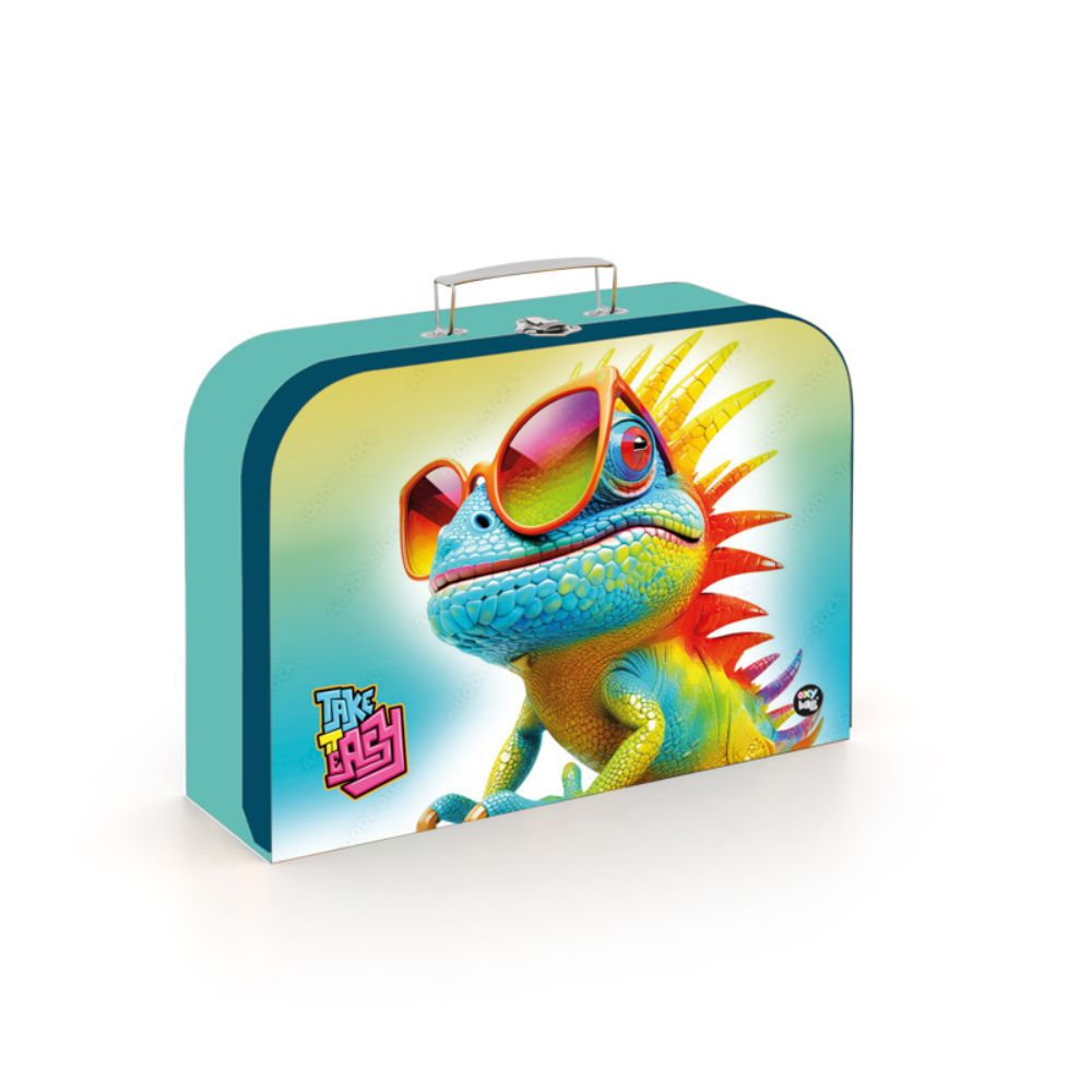 Detský kufrík lamino 34 cm - Chameleón