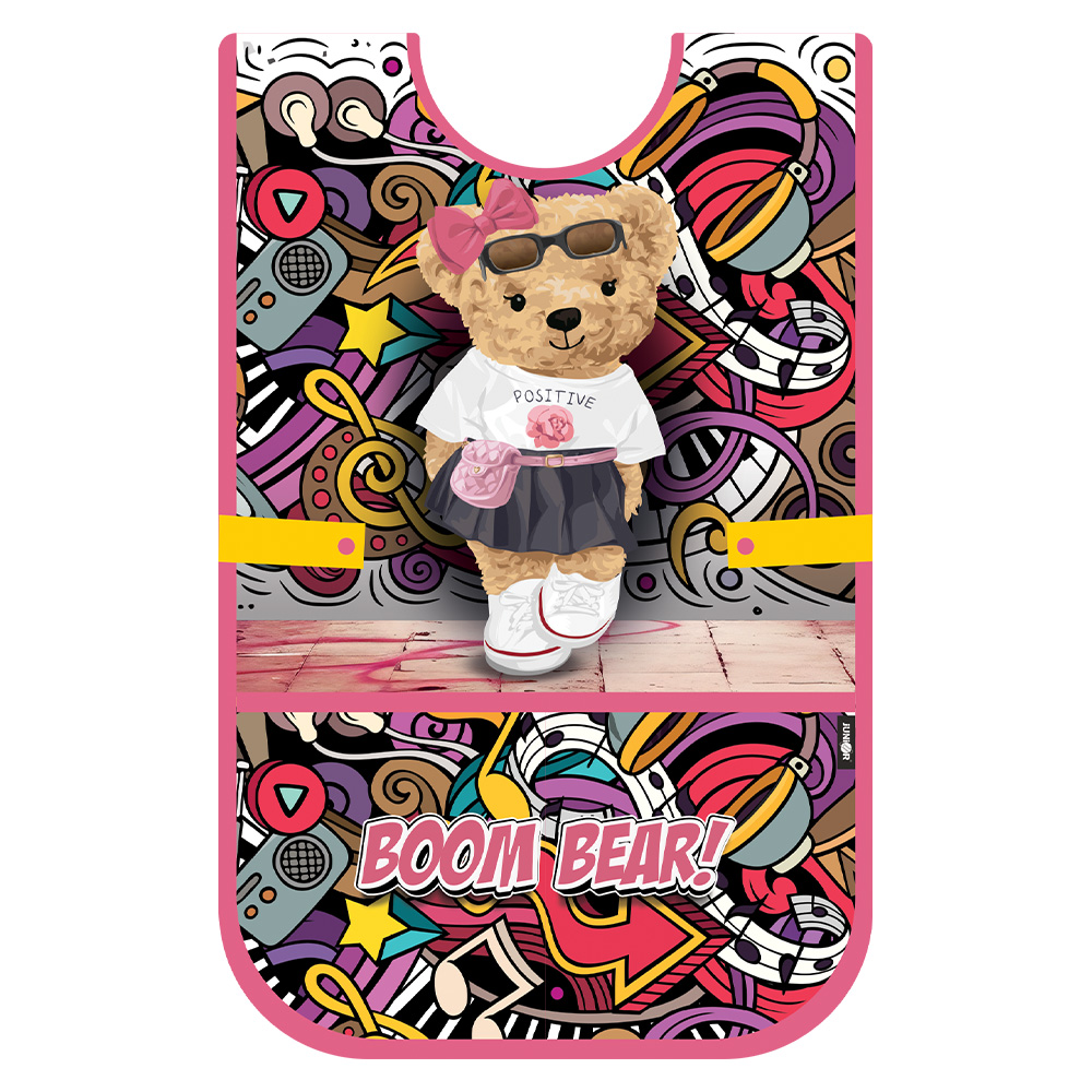 Zástera/Pončo na výtvarnú výchovu JUNIOR S9 - Boom Bear - medveď