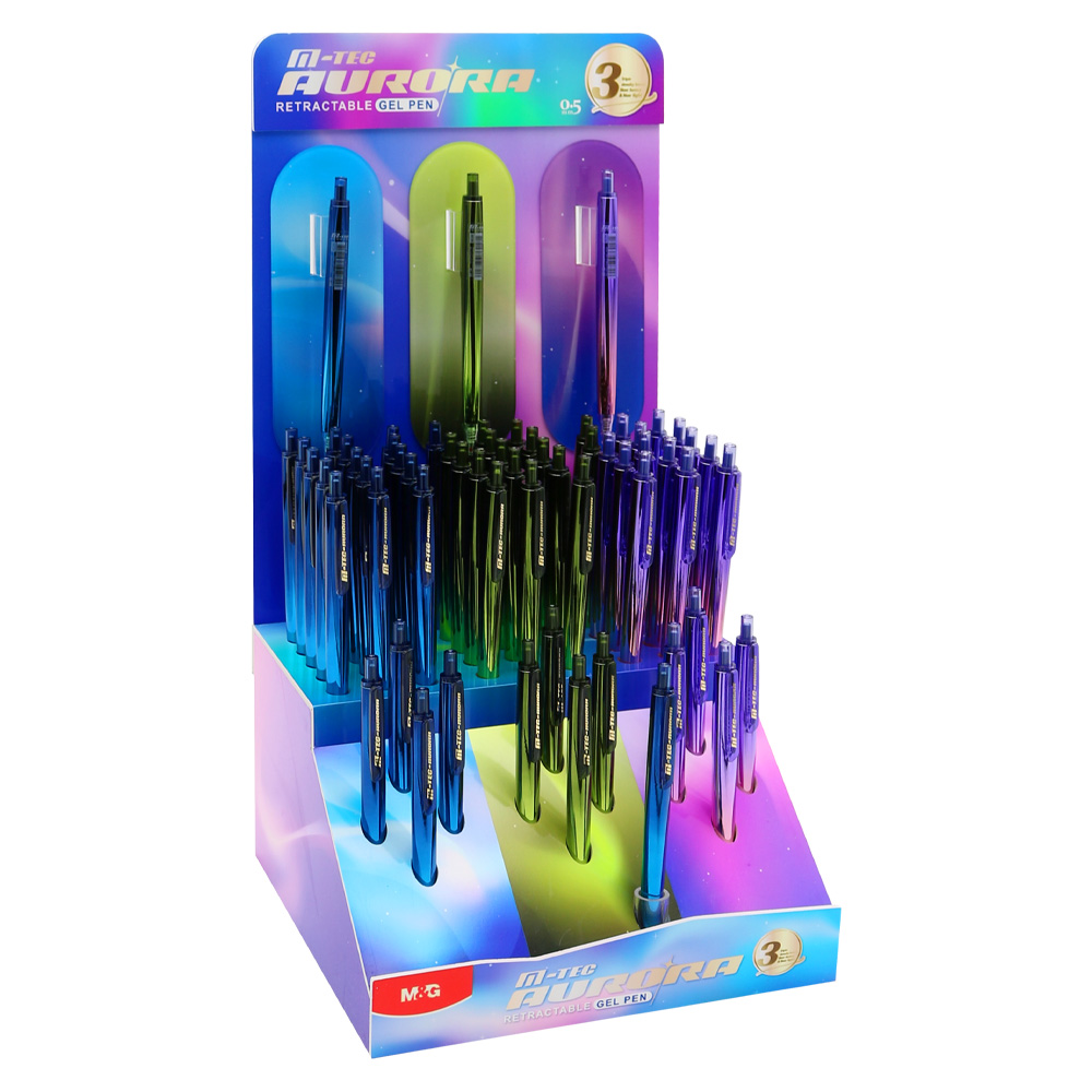 Prezentačný stojan M&G T-TEC AURORA (70 ks) - modrá náplň