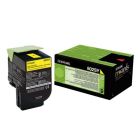 Lexmark originál toner 80C2SY0, yellow, 2000str., return