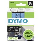 Dymo páska 40916, S0720710, čierny tlač/modrý podklad, 7m, 9mm, D1