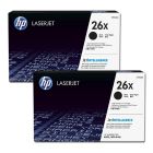 HP originál toner CF226XD, HP 26X, black, 18000 (2x9000)str., high capacity, dual pack, 2x930g