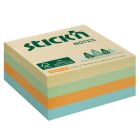 Samolepiaci bloček Stick’n Hopax 76x76mm lúčny mix pastelových farieb 400 lístkov
