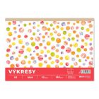 Výkresy 180g, A3, 10 ks v bloku, farba biela