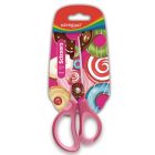 Školské nožnice KEYROAD Tatto Soft, blister, mix farieb