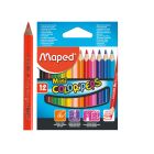 Pastelky trojhranné MAPED "COLOR`PEPS MINI" 12 ks