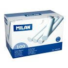Krieda MILAN guľatá biela 100 ks