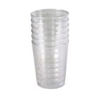 Poháre plastové kryštál 40 ml priehľadné (50 ks)