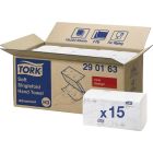 Papierové utierky skladané ZZ/C 2-vrstv. TORK Singlefold Advanced biele H3 (15 bal.)