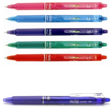 Pero PILOT FRIXION Clicker 0,7mm gumovateľné