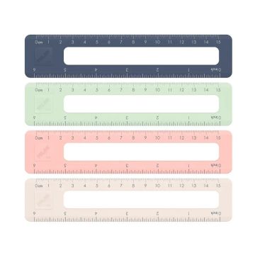 Pravítko rovné MILAN 430 - 15 cm