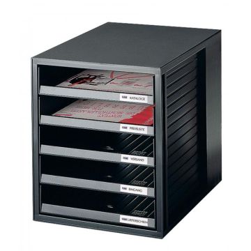 Cabinet otvorený HAN čierno-čierny