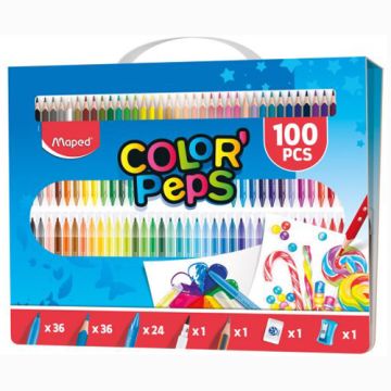 Súprava MAPED "COLOR'PEPS" výtvarných potrieb sada 100 ks