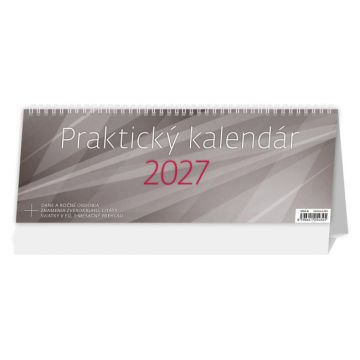 Stolový kalendár stĺpcový 33,6x12,1 cm - Praktický OFFICE 2027