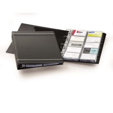 Vizitkár Durable Visifix 400 A4 čierny