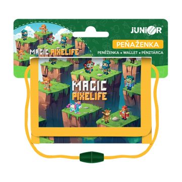 Detská textilná peňaženka JUNIOR S9 - Magic Pixelife