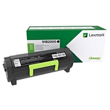 Lexmark originál toner 51B2000, black, 2500str.