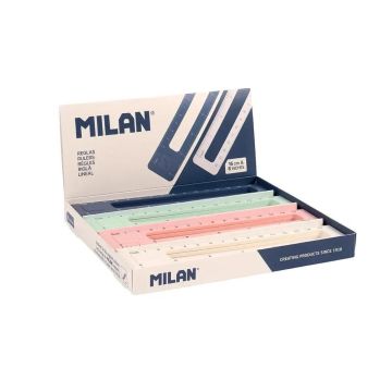 Pravítko rovné MILAN 430 - 15 cm (mix /cena 1ks)