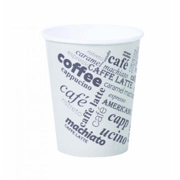 Papierový pohár 0,2l _Coffee to go_ s motívom 50 ks